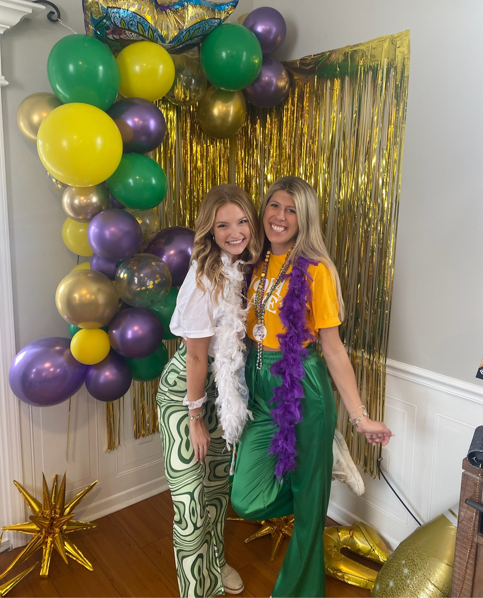 Mardi Gras | Mardi Gras Outfits | Bachelorette Party | New Orleans | Mardi Gras Decorations | Bride | Feather Boas #LTKtravel #LTKwedding

#LTKSeasonal