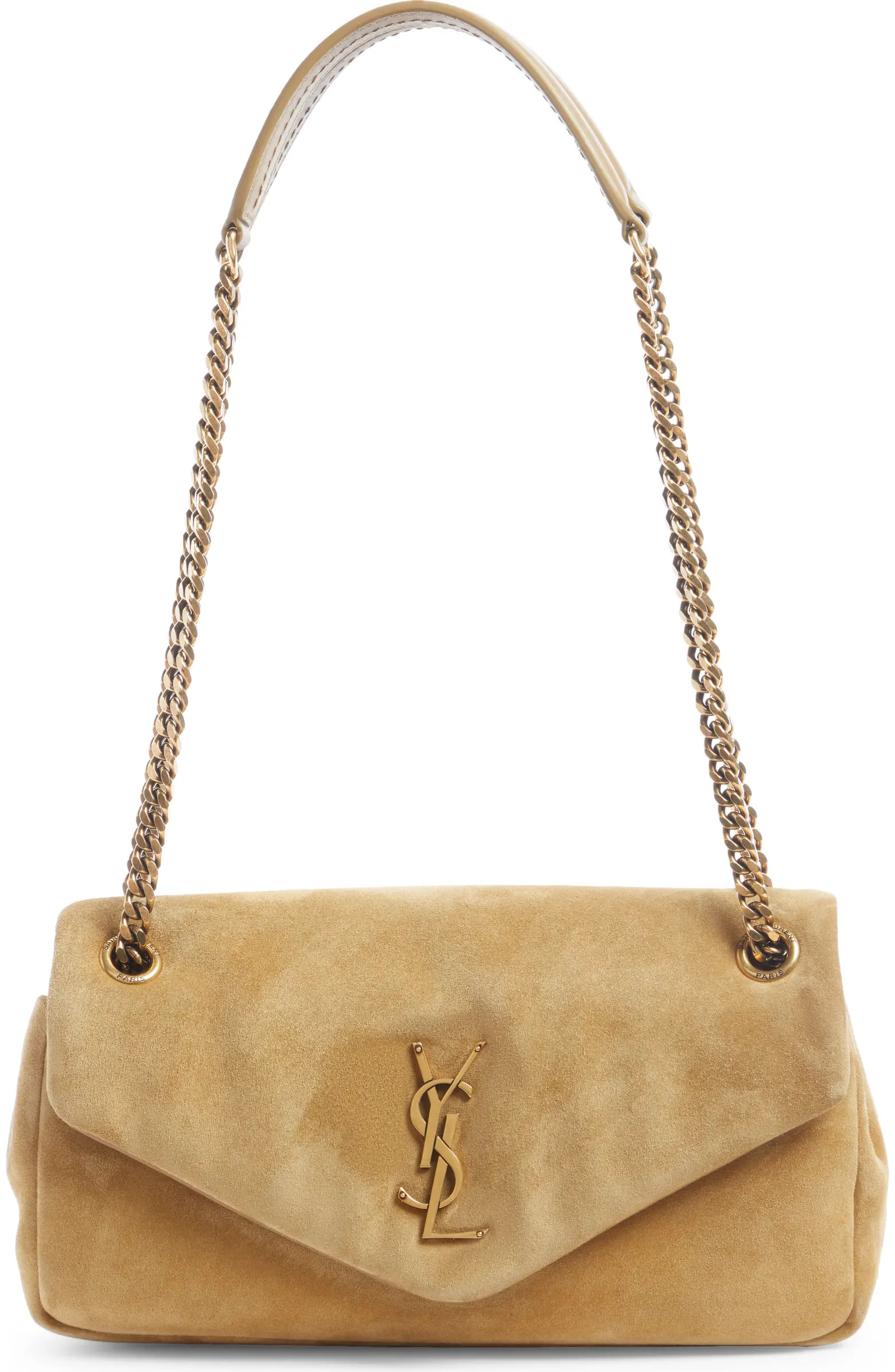 Calypso Calfskin Suede Shoulder Bag | Nordstrom