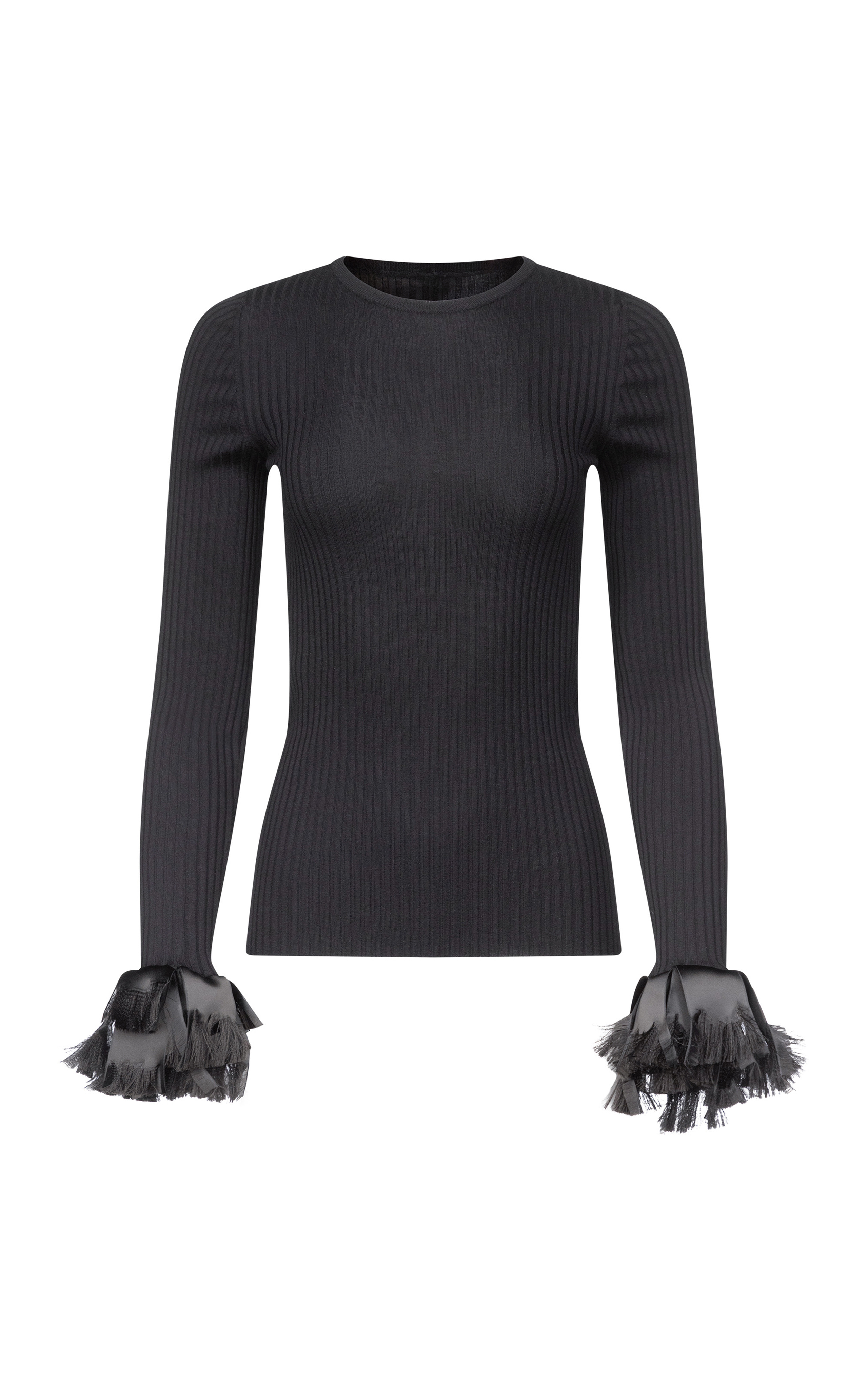 Nova Ribbon-Fringed Wool Sweater | Moda Operandi (Global)
