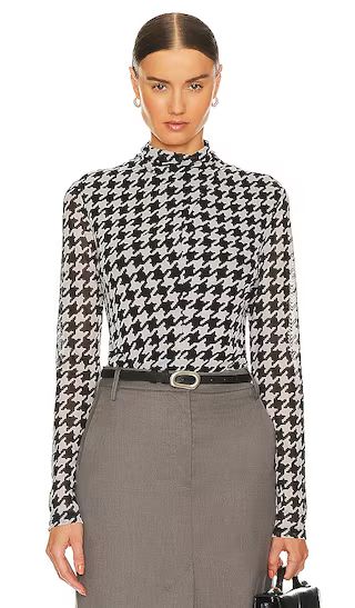 Make A Statement Top in Pulse Houndstooth | Revolve Clothing (Global)