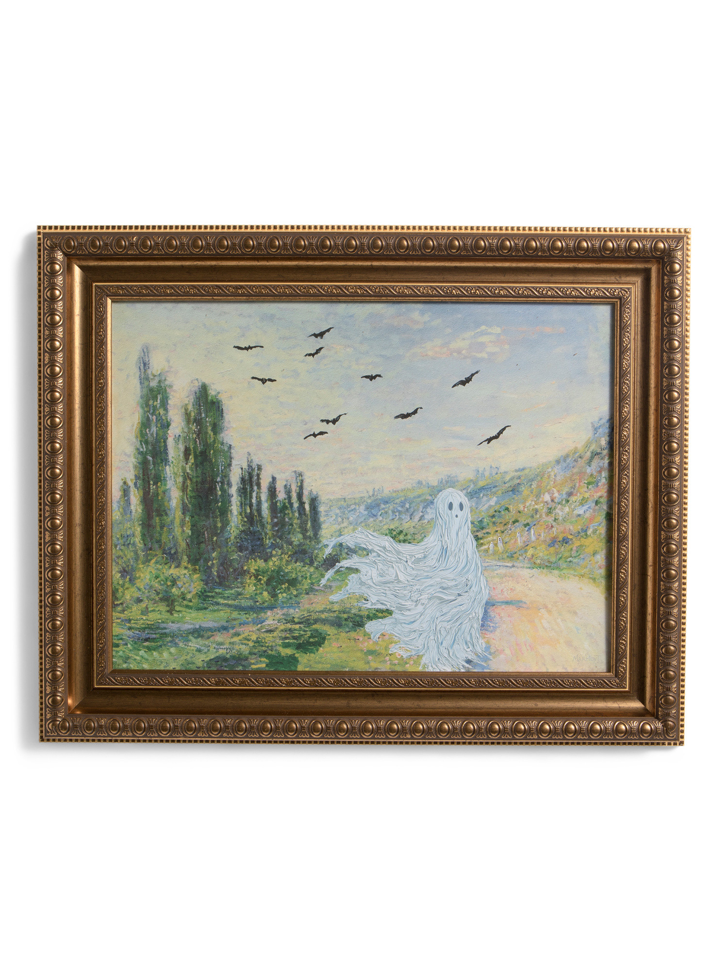 16x20 White Ghost Monet Wall Art | TJ Maxx