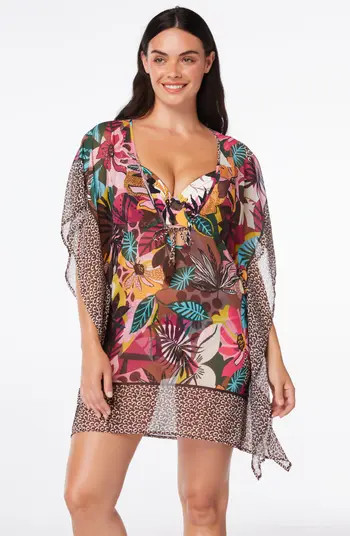 BLEU by Rod Beattie Run Wild Chiffon Caftan | Nordstrom | Nordstrom