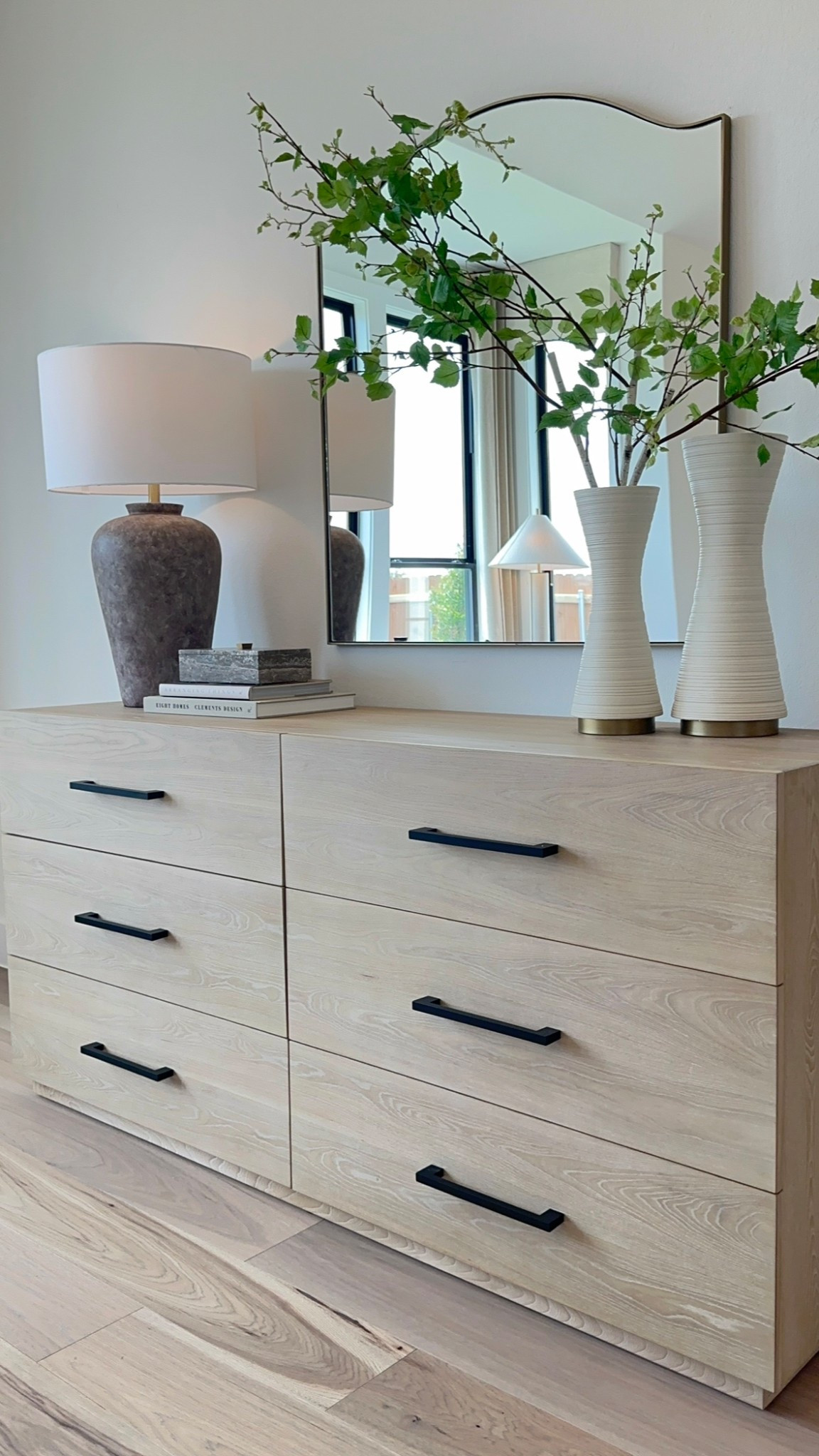 Natural White Oak Neutral Minimal 6 Dresser Drawer. Bedroom Home Finds. 

#LTKHome #LTKStyleTip