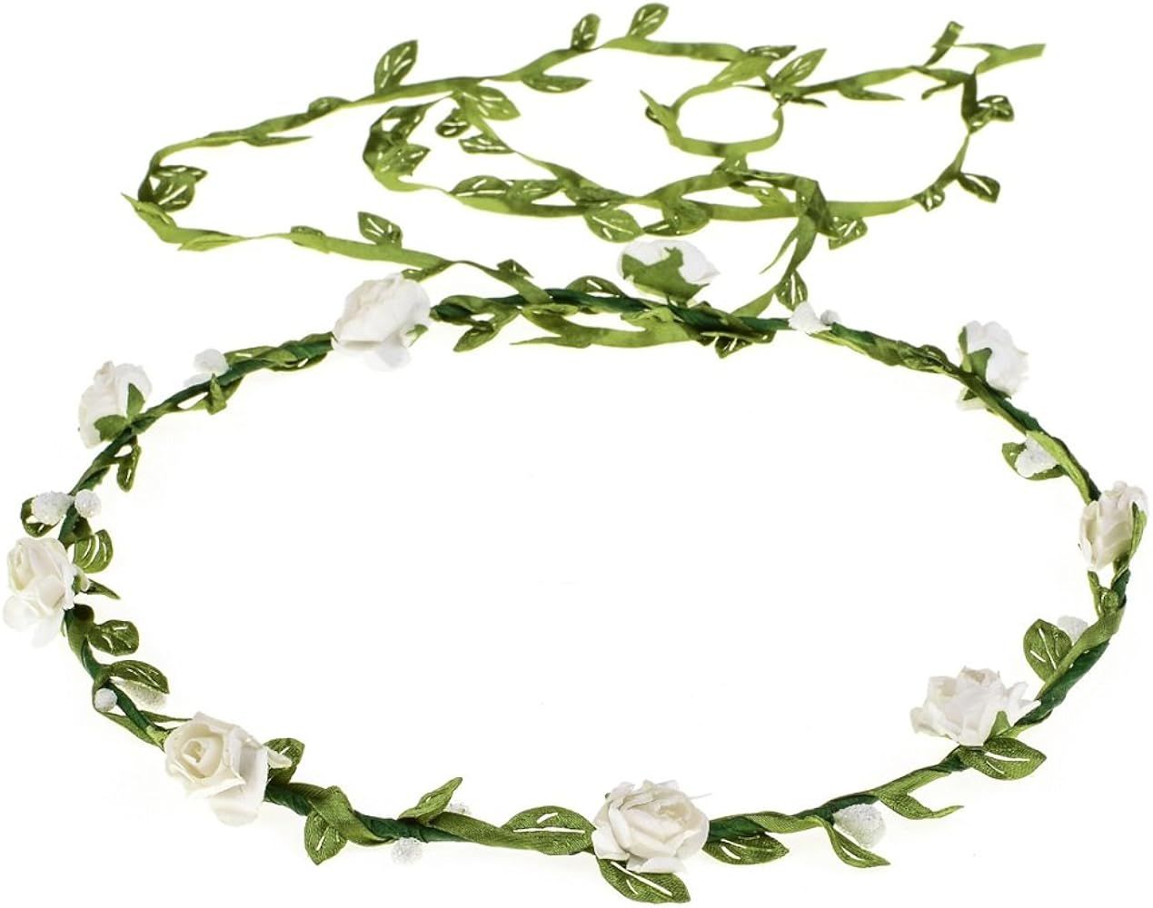 Vividsun Girls Flower Crown Wreath Headband Garland Headbands Photography Prop | Amazon (US)