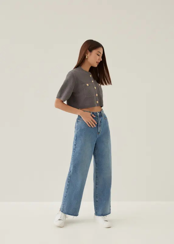 Jorden Knit Crop Top | Love, Bonito USA