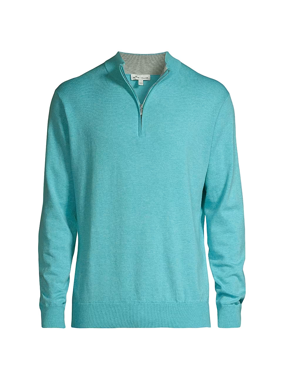 Crown Crest Cotton-Silk Quarter-Zip Classic-Fit Pullover | Saks Fifth Avenue