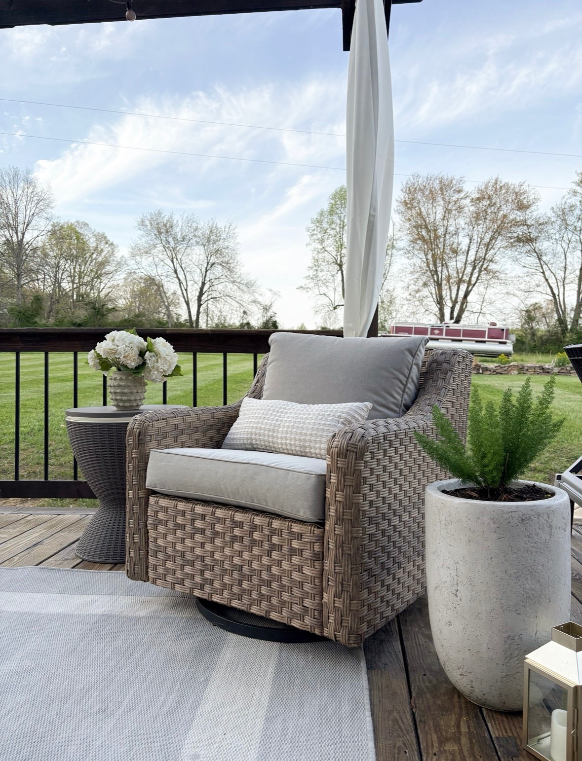 Summer, where are you? One of my fave things to do is sit outside in my Walmart furniture and read with an iced coffee ☀️ 

#LTKselfcare #LTKdayinmylife #LTKSeasonal