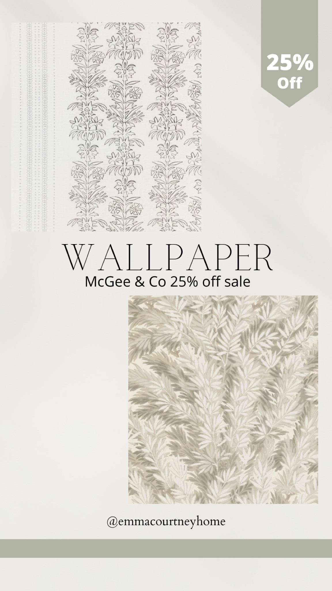 Mcgee and co wallpaper on sale 25% off 

#LTKsalealert #LTKSeasonal #LTKhome