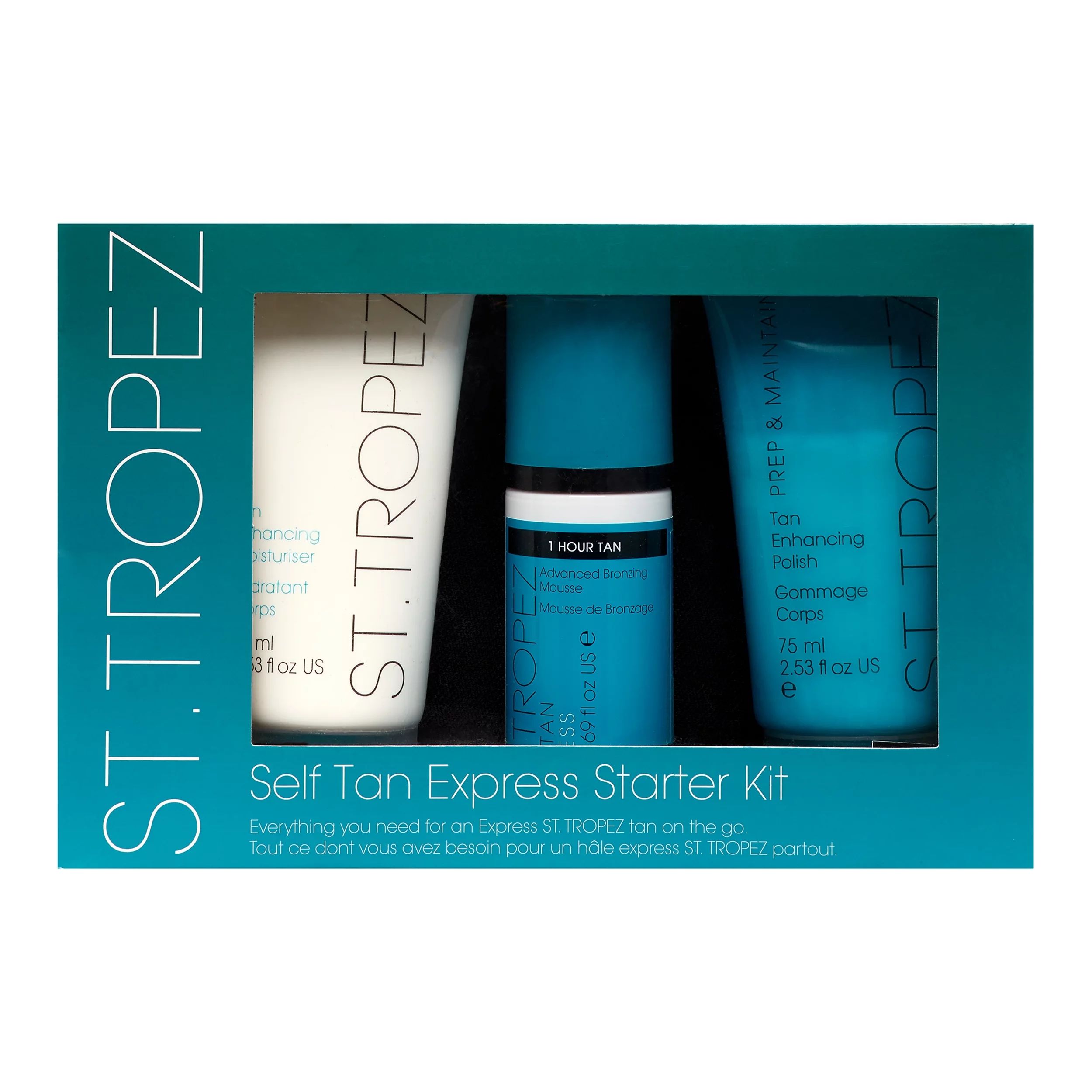 ($42.50 Value) St. Tropez Tanning Essentials, Self Tan Express Starter Kit Gift Set | Walmart (US)