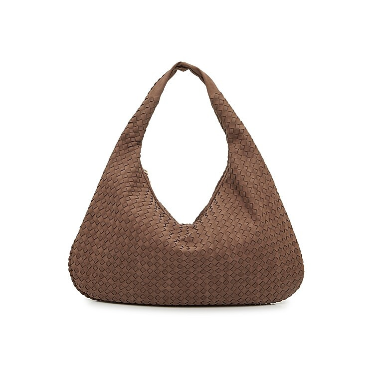 Crown Vintage Woven Hobo Bag | Women's | Dark Brown | Size Not Applicable | Handbags | Hobo Bag | DSW