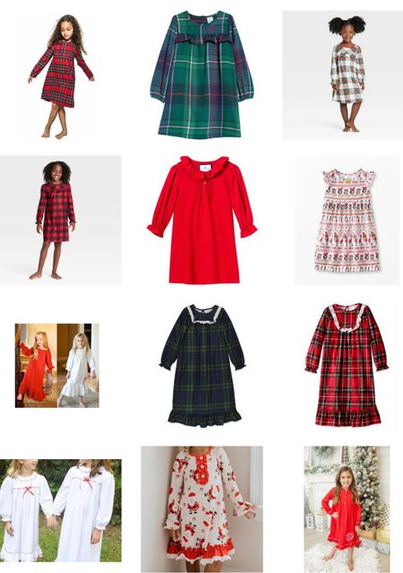 Girls nightgowns for the holidays! 

#LTKSeasonal #LTKunder50 #LTKkids