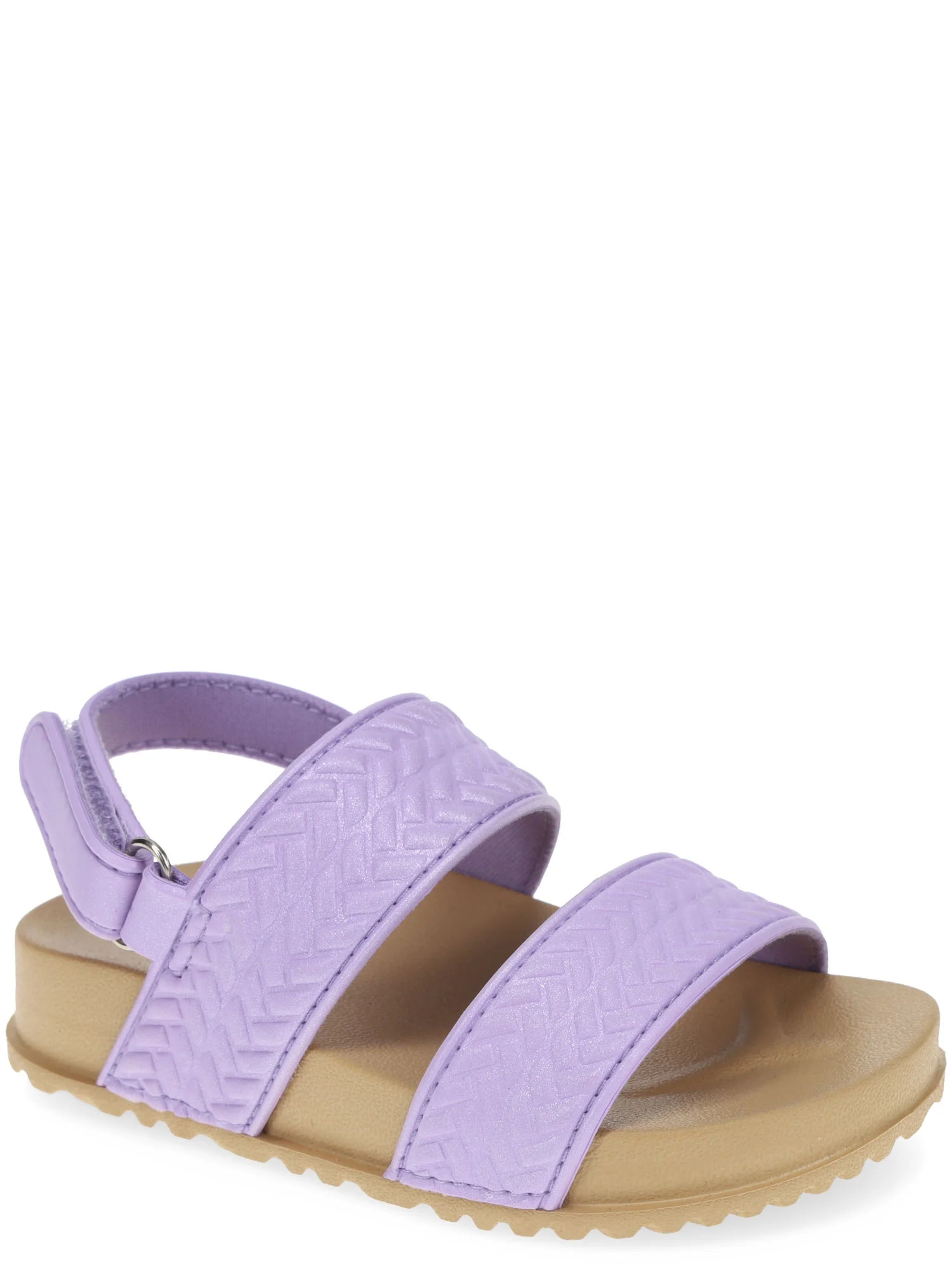 Wonder Nation Toddler Girl 2 Band Eva Sandal | Walmart (US)