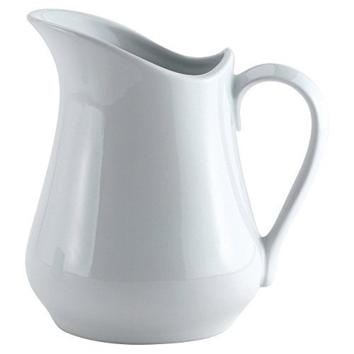 HIC Classic Porcelain Pitcher and Creamer, White, 32-Ounce | Amazon (US)