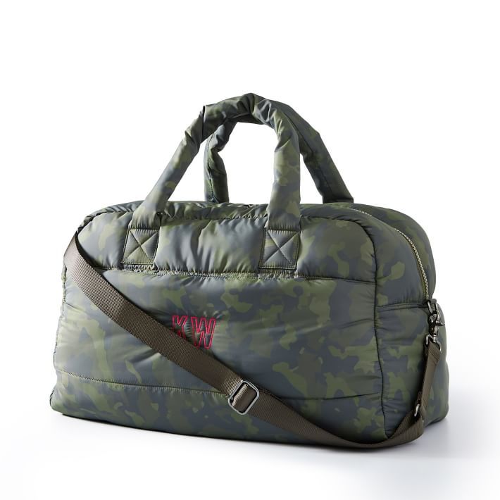Camo Quilted Weekender Bag | Mark and Graham