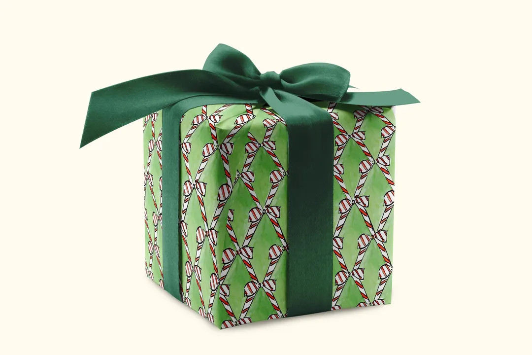 Peppermint Bow Trellis {gift Wrap, Birthday, Holiday, Christmas} - Etsy | Etsy (US)