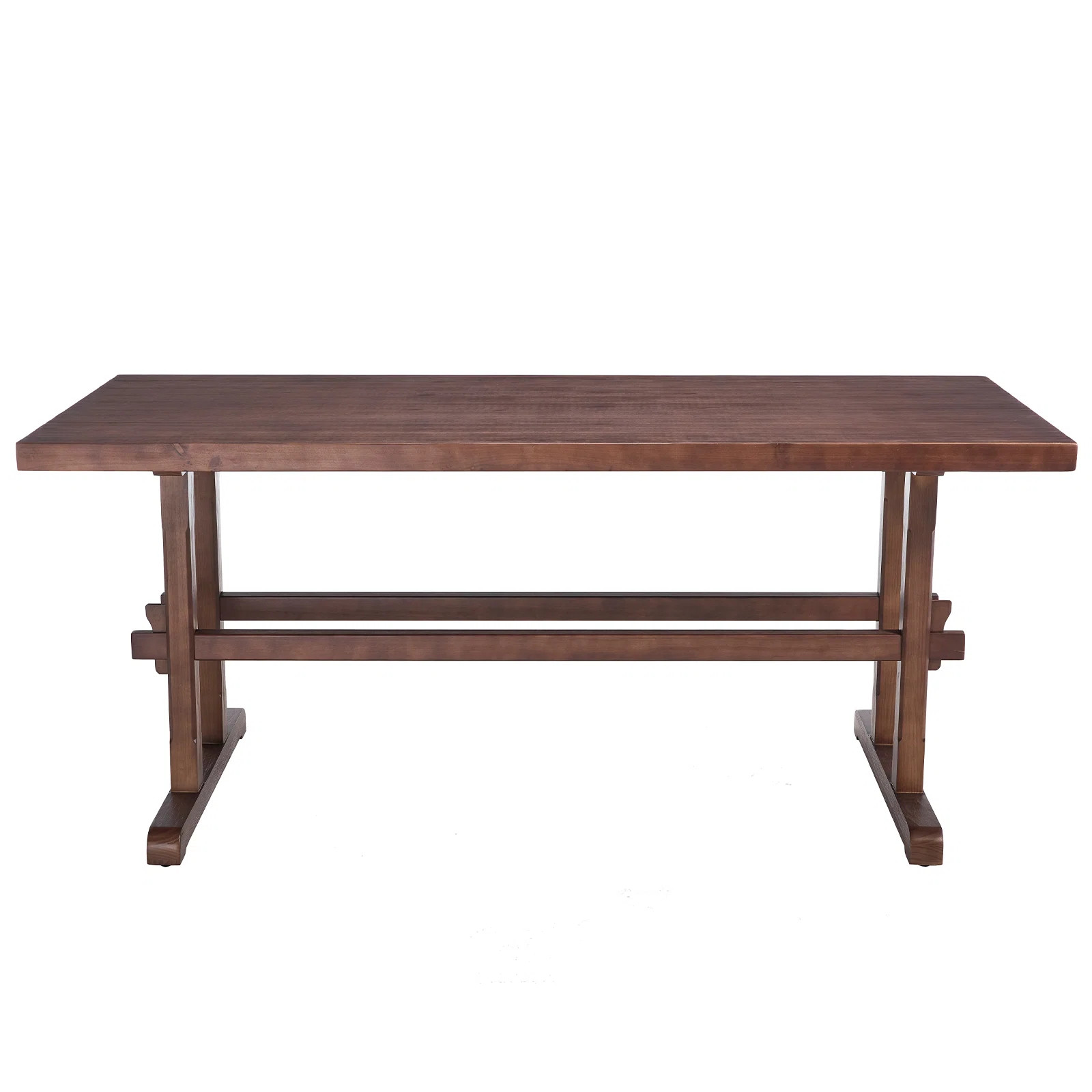 69" Wide Solid Wood Rectangular Dining Table Dining Room Table Farmhouse Dining Table For Home | Wayfair North America