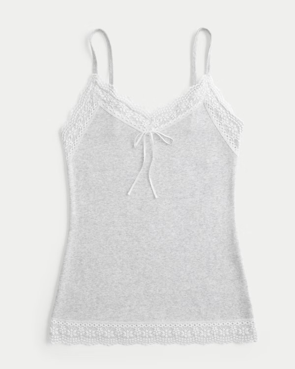 Lace Trim Cami | Hollister (US)