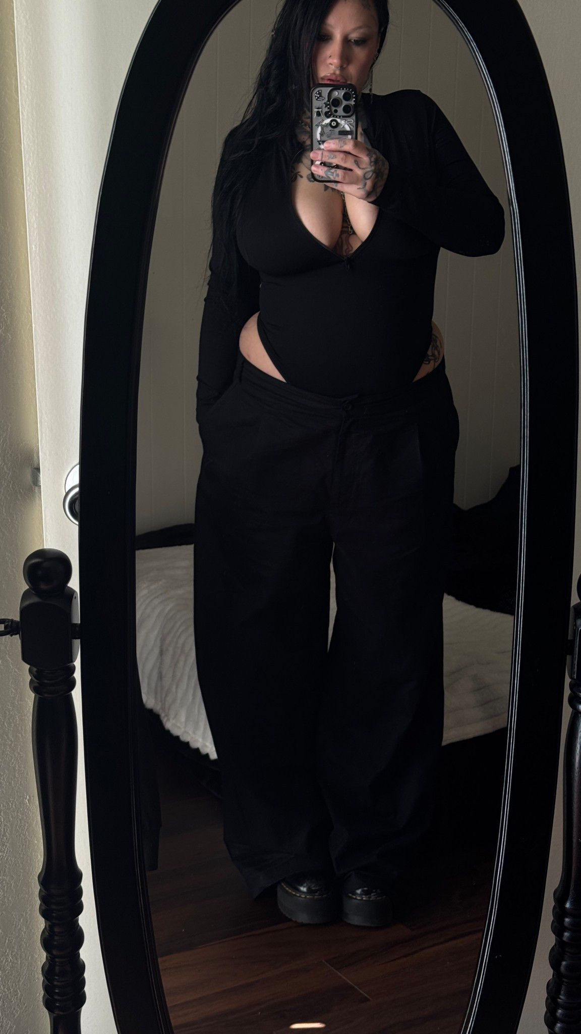 Bodysuit and trousers with Dr martens 

#LTKSaleAlert #LTKootd #LTKMidsize