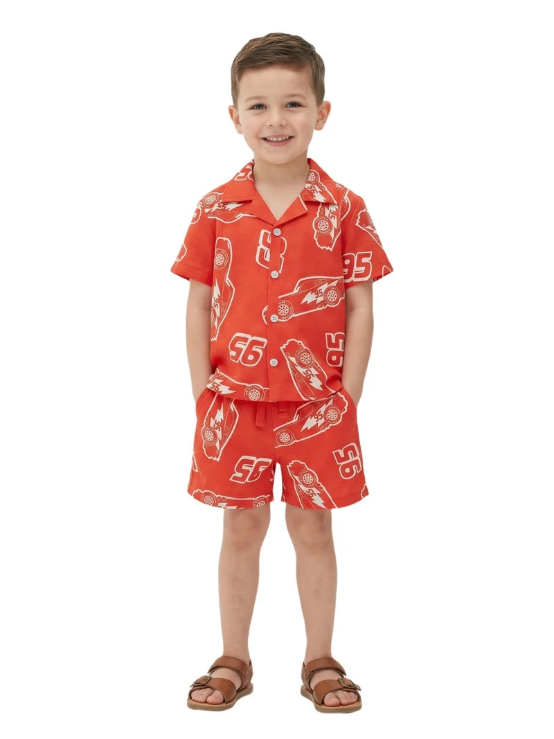 Cars Toddler Boy Resort Short Set, Sizes 12 Months-5T | Walmart (US)