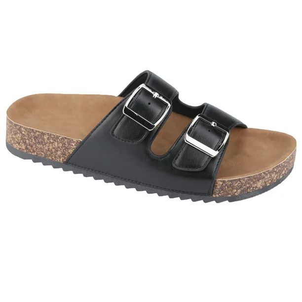 SNJ Women's Casual Buckle Straps Sandals Flip Flop Platform Footbed Sandals | Walmart (US)