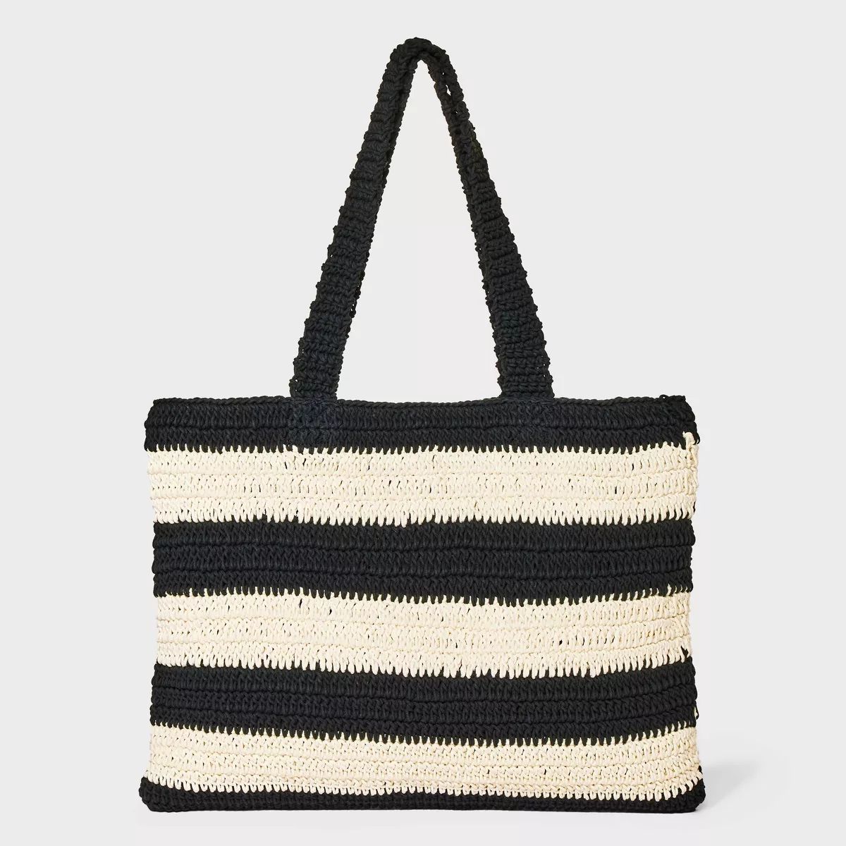 Crochet Tote Handbag - A New Day™ Brown/Natural | Target