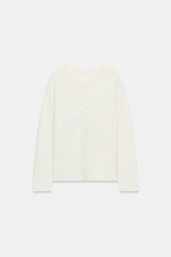 RUSTIC HENLEY T-SHIRT | Zara US