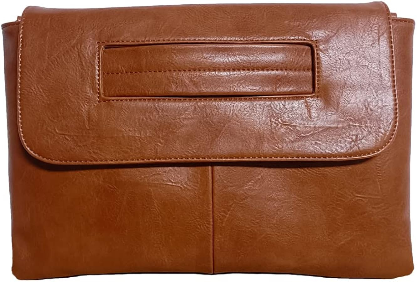 Women Handbags PU Leather Female Clutch Handbag Messenger Bag Large Solid High Capacity | Amazon (US)