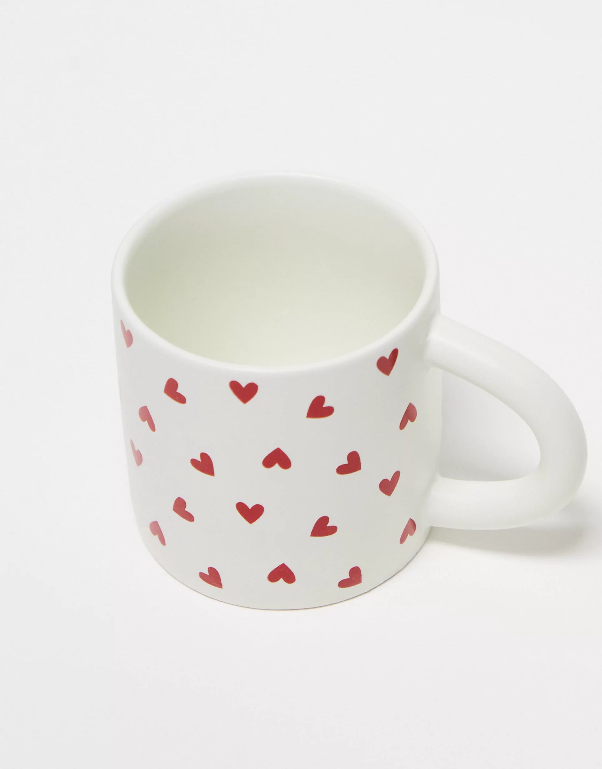 Monki mug in Christmas heart print | ASOS (Global)