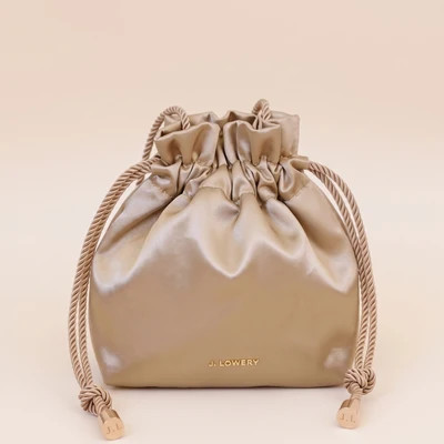 Satin Pouch |Champagne | J. LOWERY