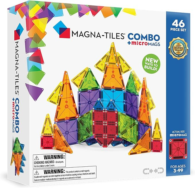 Magna-Tiles MicroMAGS 46-Piece Combi Set | Amazon (UK)