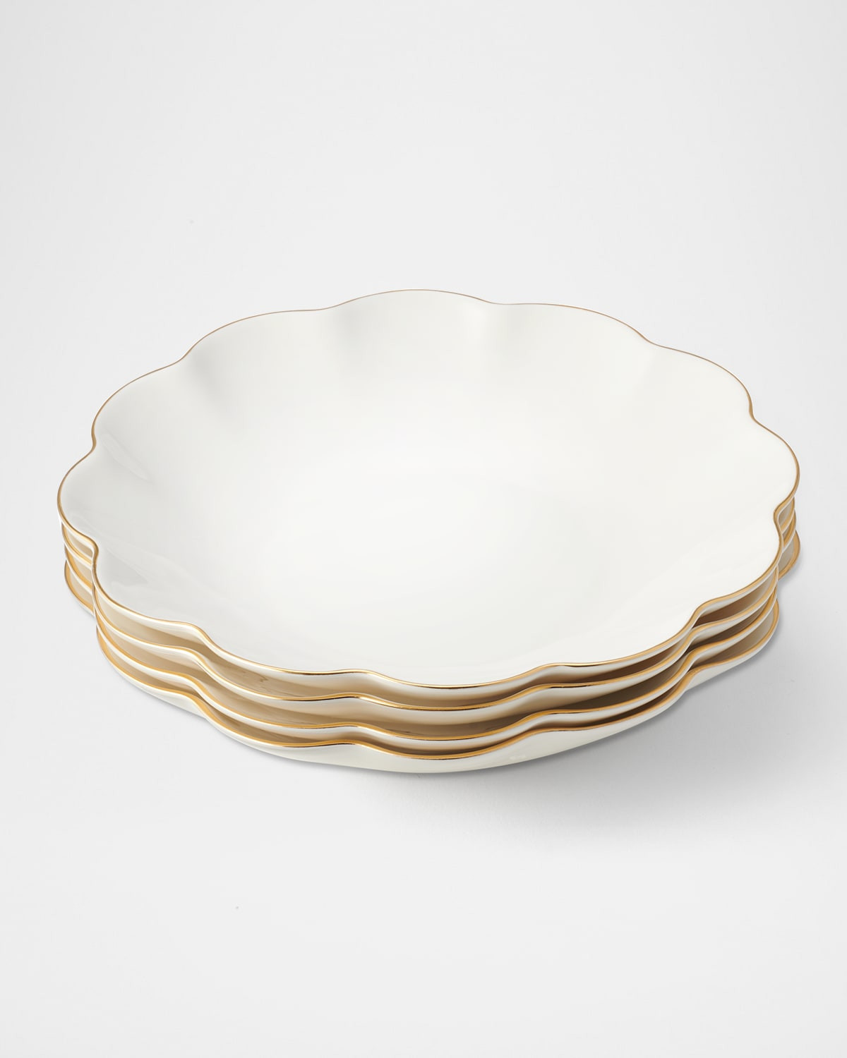 Scalloped Appetizer Plates, Set of 4 | Neiman Marcus