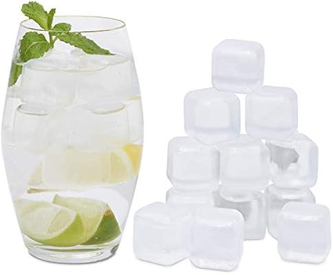 Reusable Ice Cubes For Drinks - Chills Drinks Without Diluting Them - Made From BPA Free Plastic ... | Amazon (US)