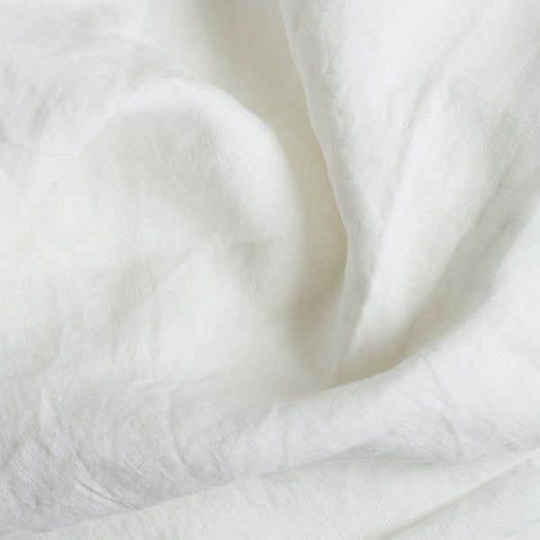 White Linen Fitted Sheet | Piglet