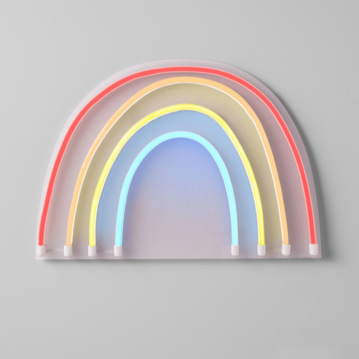 Rainbow Neon Kids' Wall Decor - Pillowfort™ | Target