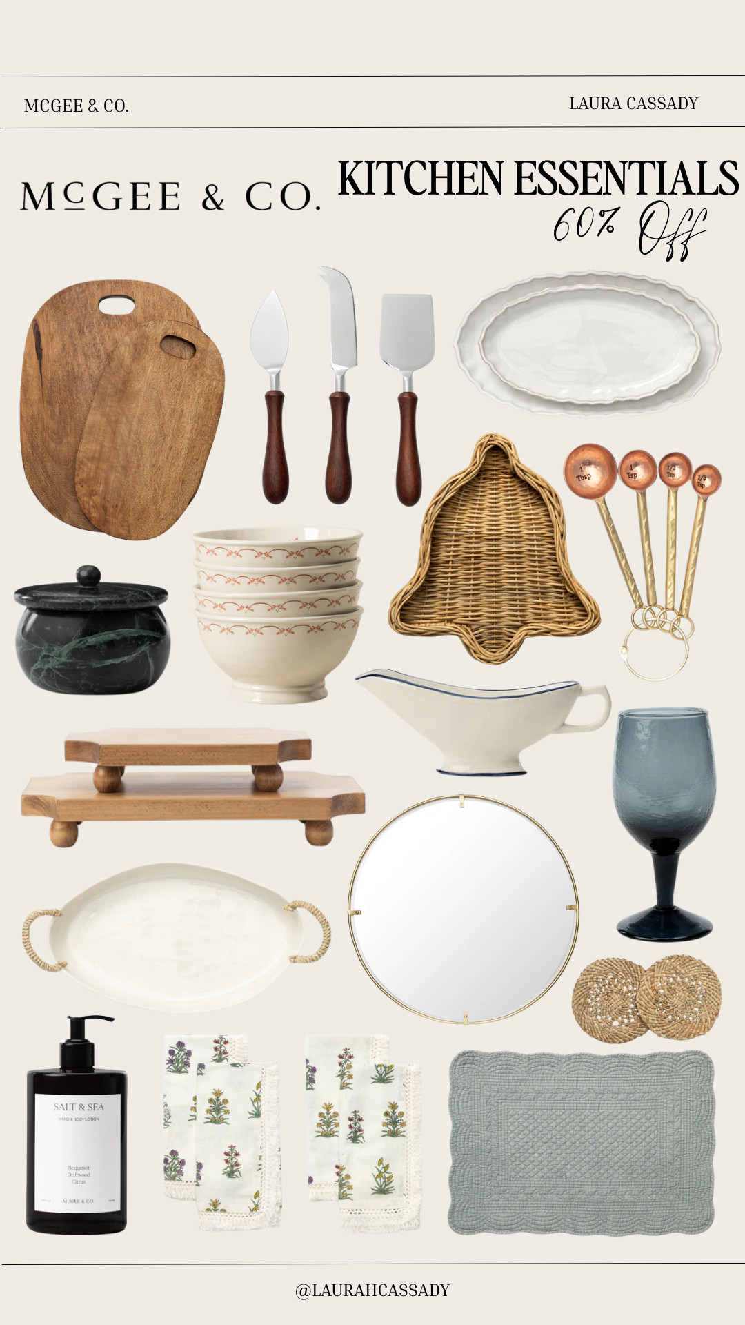 Kitchen refresh, anyone? 🏡✨ Loving these McGee & Co. kitchen essentials — from cutting boards and bowls to gorgeous glassware and serving pieces. Everything’s 60% off right now, so it’s the perfect time to stock up on all the must-haves for your kitchen! 

 #McGeeAndCo #KitchenEssentials #KitchenDecor #HomeStyle #KitchenInspo #HomeOrganization #ServingPieces #KitchenSale #HomeGoods #KitchenAccessories #Tableware #CookingEssentials #KitchenRefresh #HomeDecorSale #KitchenInspiration #LTKHoliday #LTKHome #LTKSaleAlert