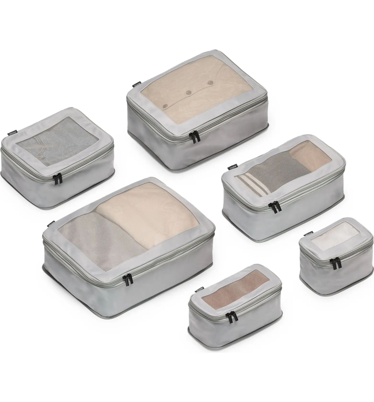 Monos Set of 6 Mesh Packing Cubes | Nordstrom | Nordstrom
