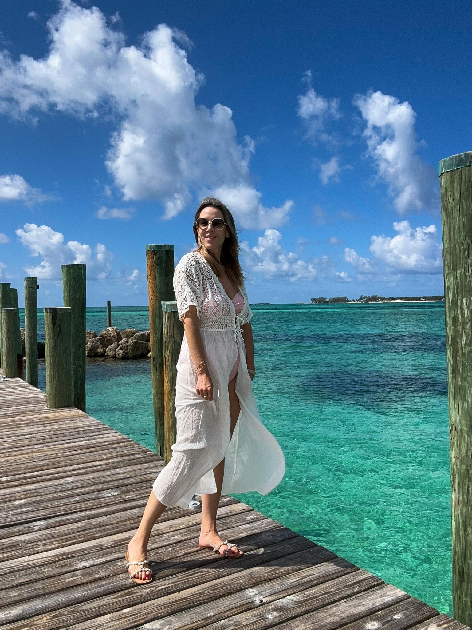 White cover up on repeat 

#LTKSwim #LTKMidsize #LTKOver40