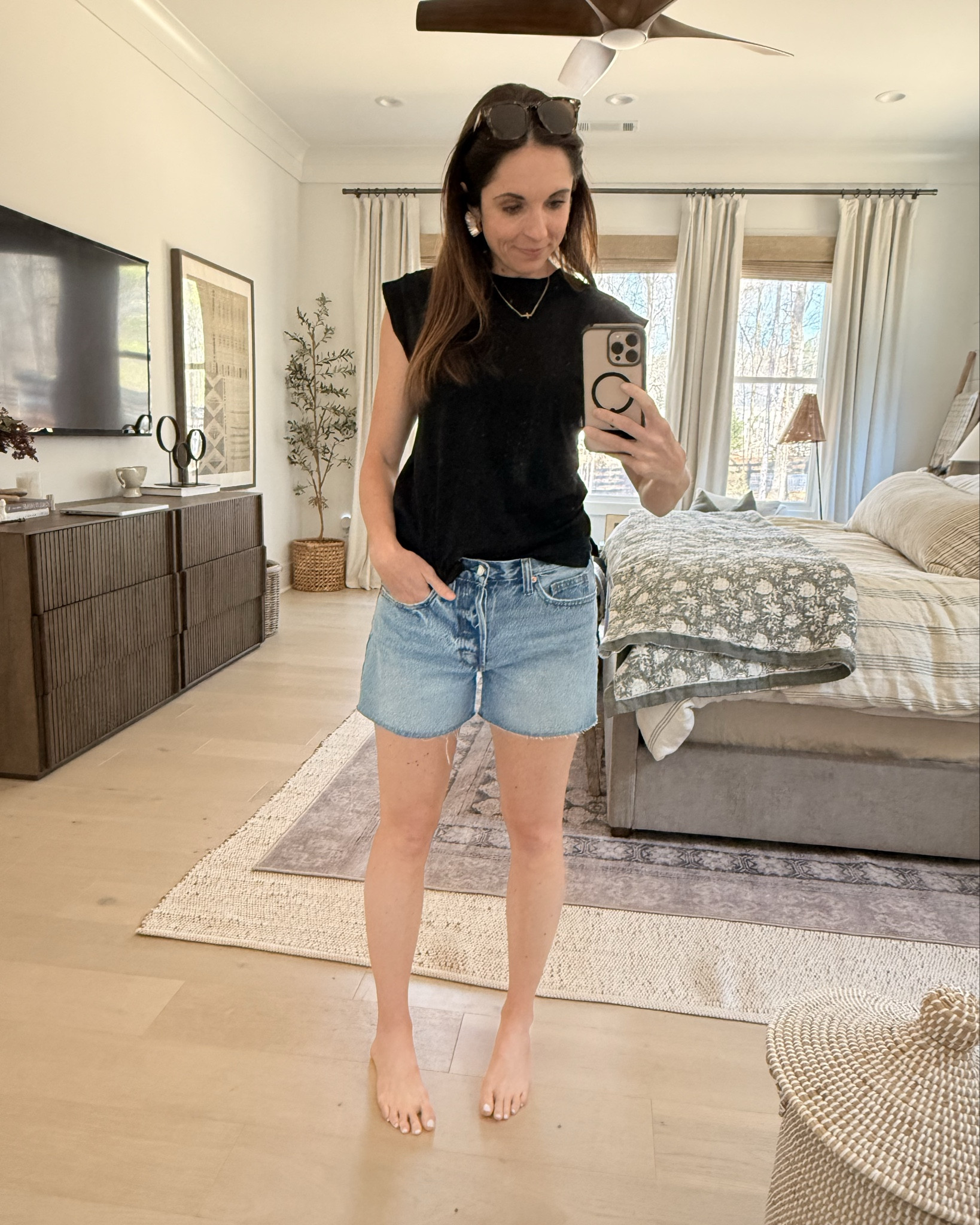 These Target shorts are on SALE for $19!! 🤍 they are already selling out and a lot of sizes, but they did just add one more really cute color that I just ordered! Be sure to grab these while you can!! I am wearing a size 4 and they are true to size! ✨

#LTKgrwm #LTKSeasonal #LTKmomlife