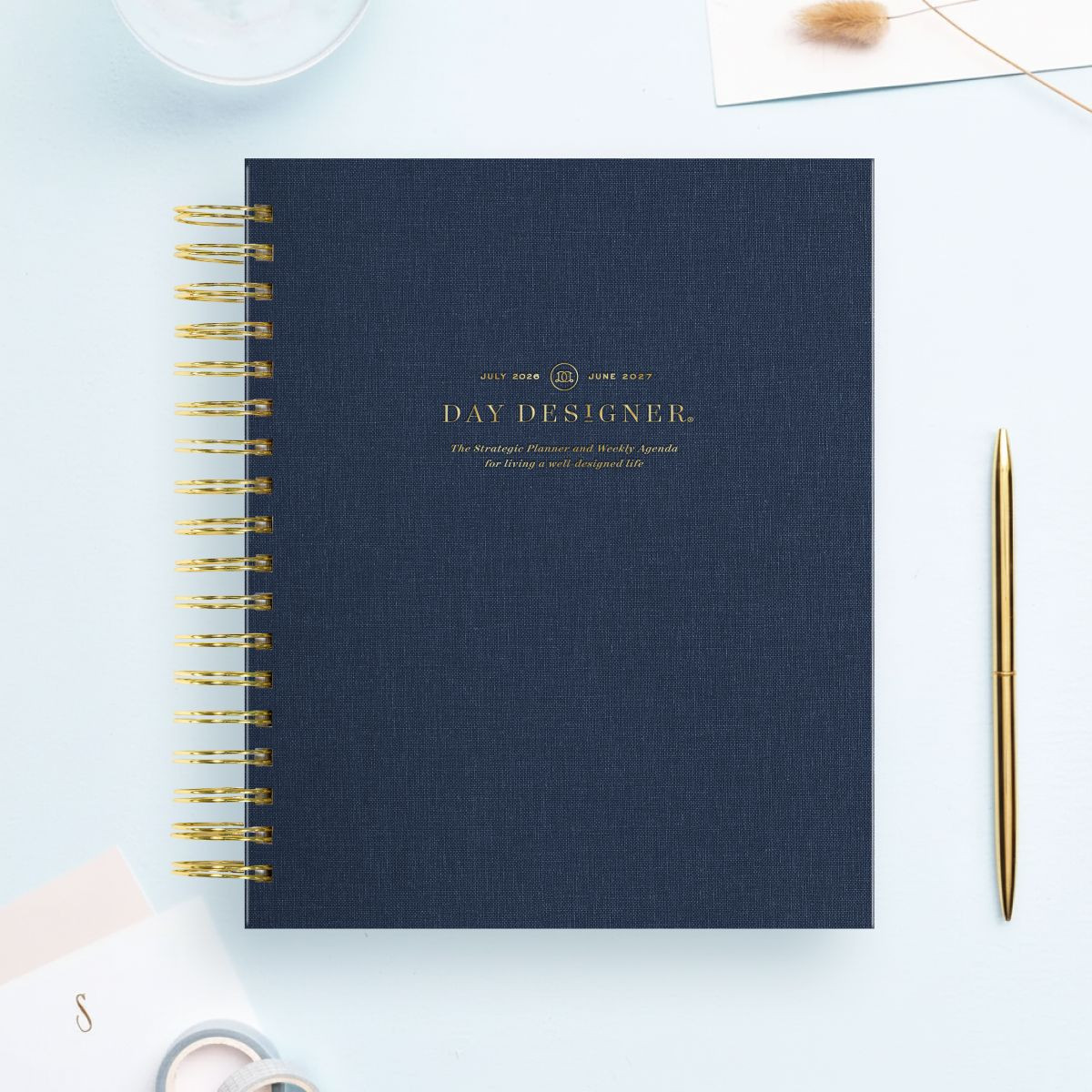 2026-27 Weekly Planner: Navy Bookcloth | Day Designer
