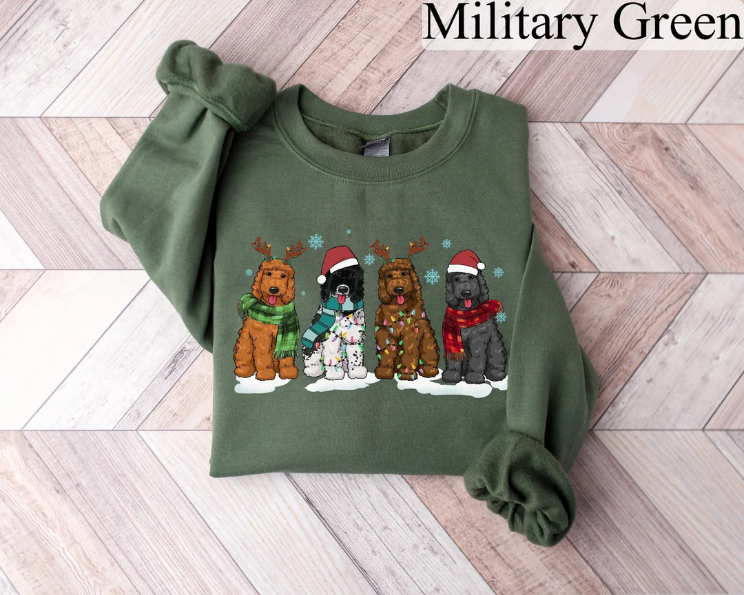 Goldendoodle Sweatshirt Christmas Goldendoodle Shirt Dog - Etsy | Etsy (US)