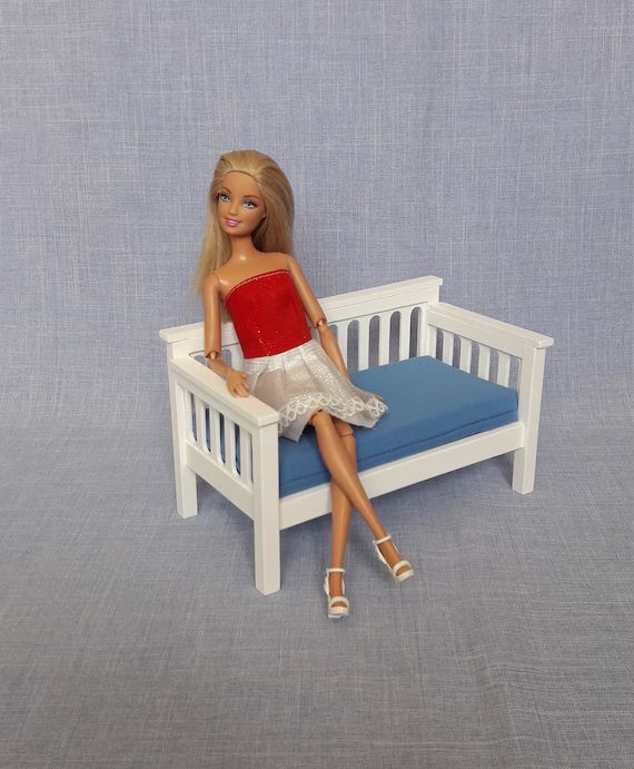 Wooden Frame Sofa 1:6 Scale for 12 Inch Doll | Etsy | Etsy (US)