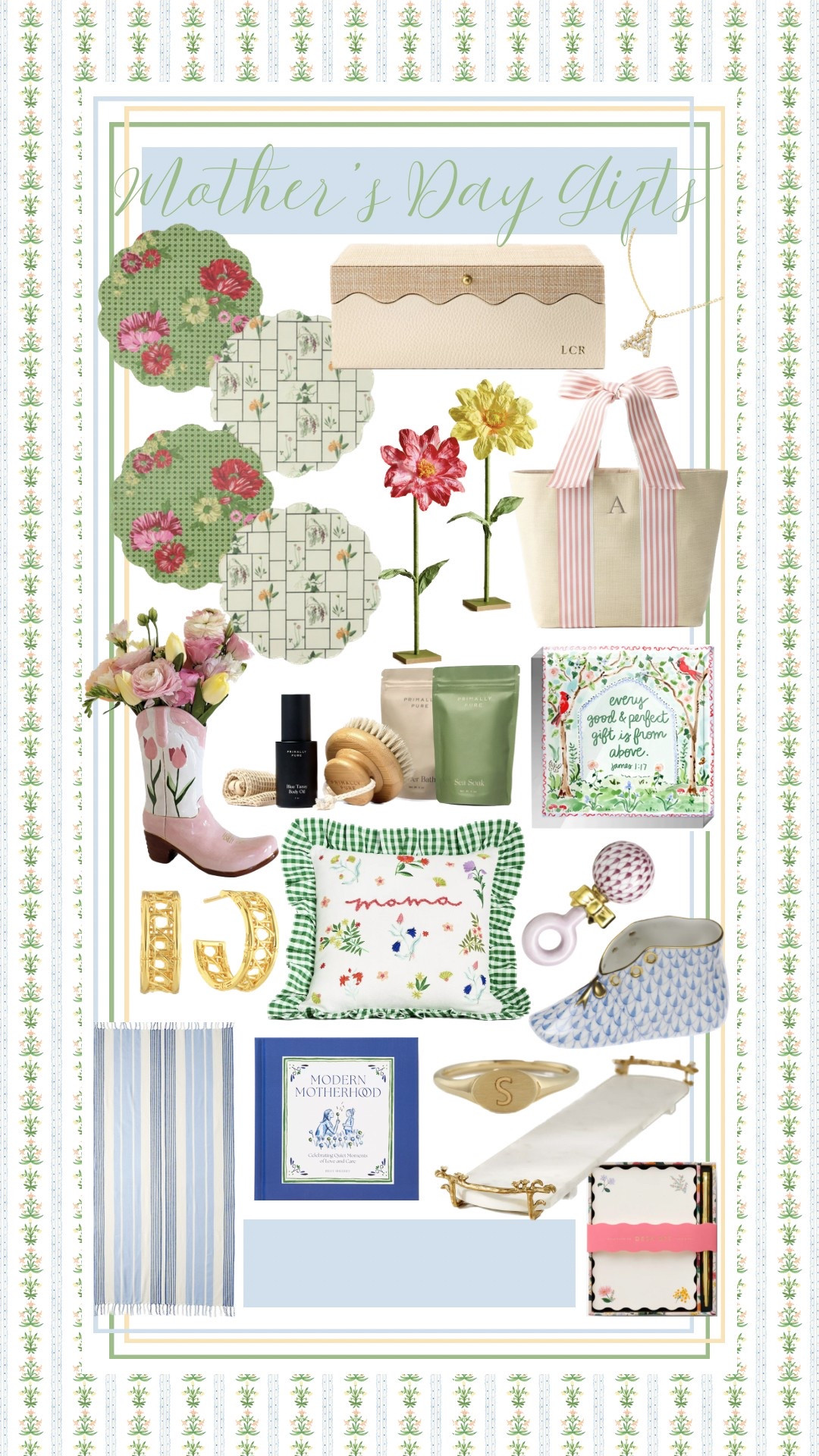 Mother’s Day gift guide. For new moms to grandmas!



Gift guide, Mother’s Day, new mom, new grandma, boy mom, girl mom, twin mom, new baby, Mother’s Day gifts, Mother’s Day guide, personalized gifts, baby gifts, motherhood

#LTKGiftGuide 

#LTKFindsUnder100 #LTKFindsUnder50