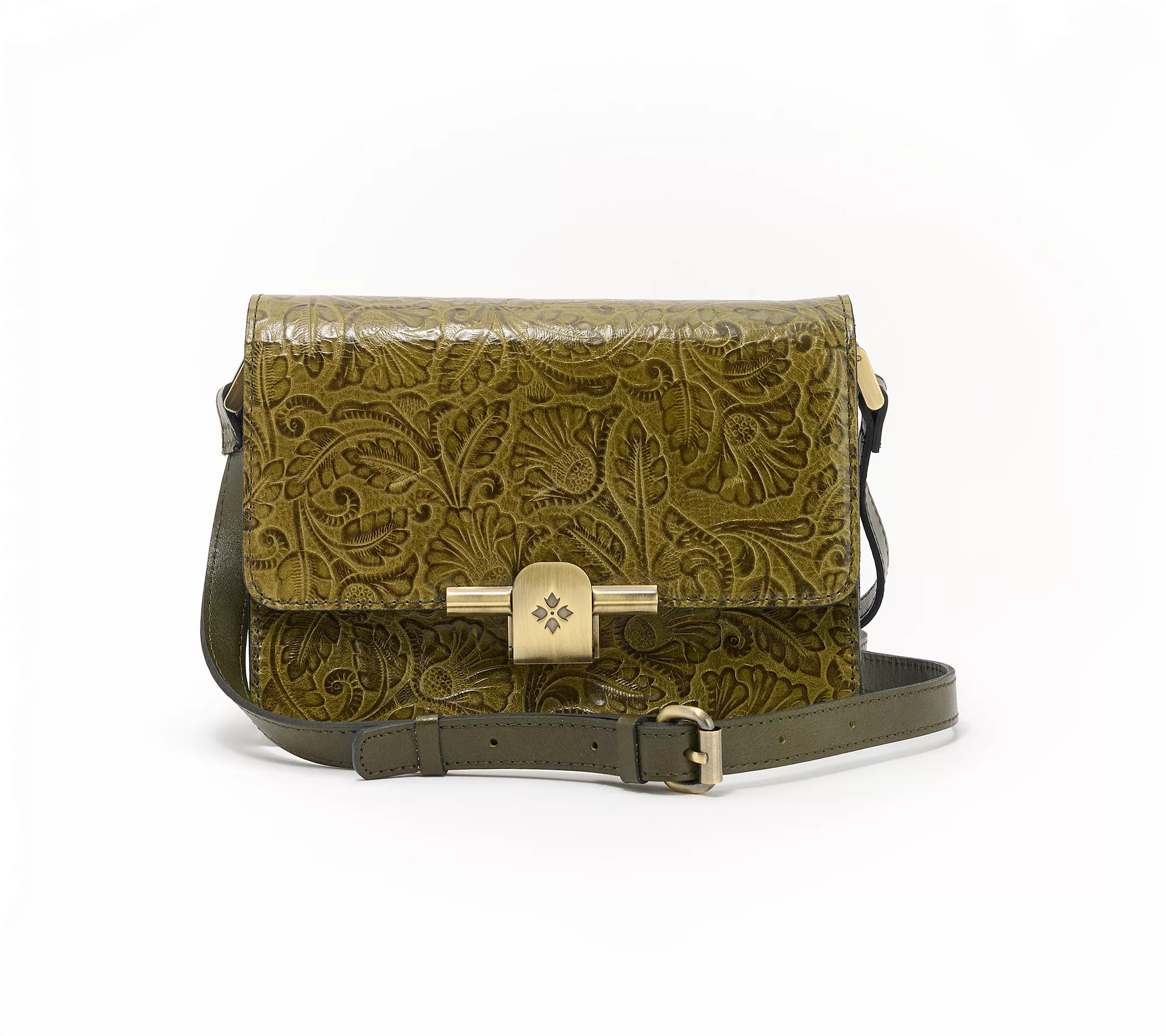 Patricia Nash Tooled Leather Troms Crossbody | QVC