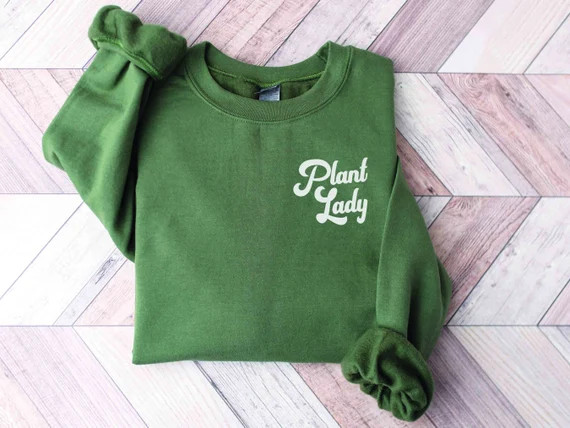 Plant Lady Sweatshirt Monstera Mom Shirt Plant Mama Crewneck Plant Mama Gift | Etsy (US)
