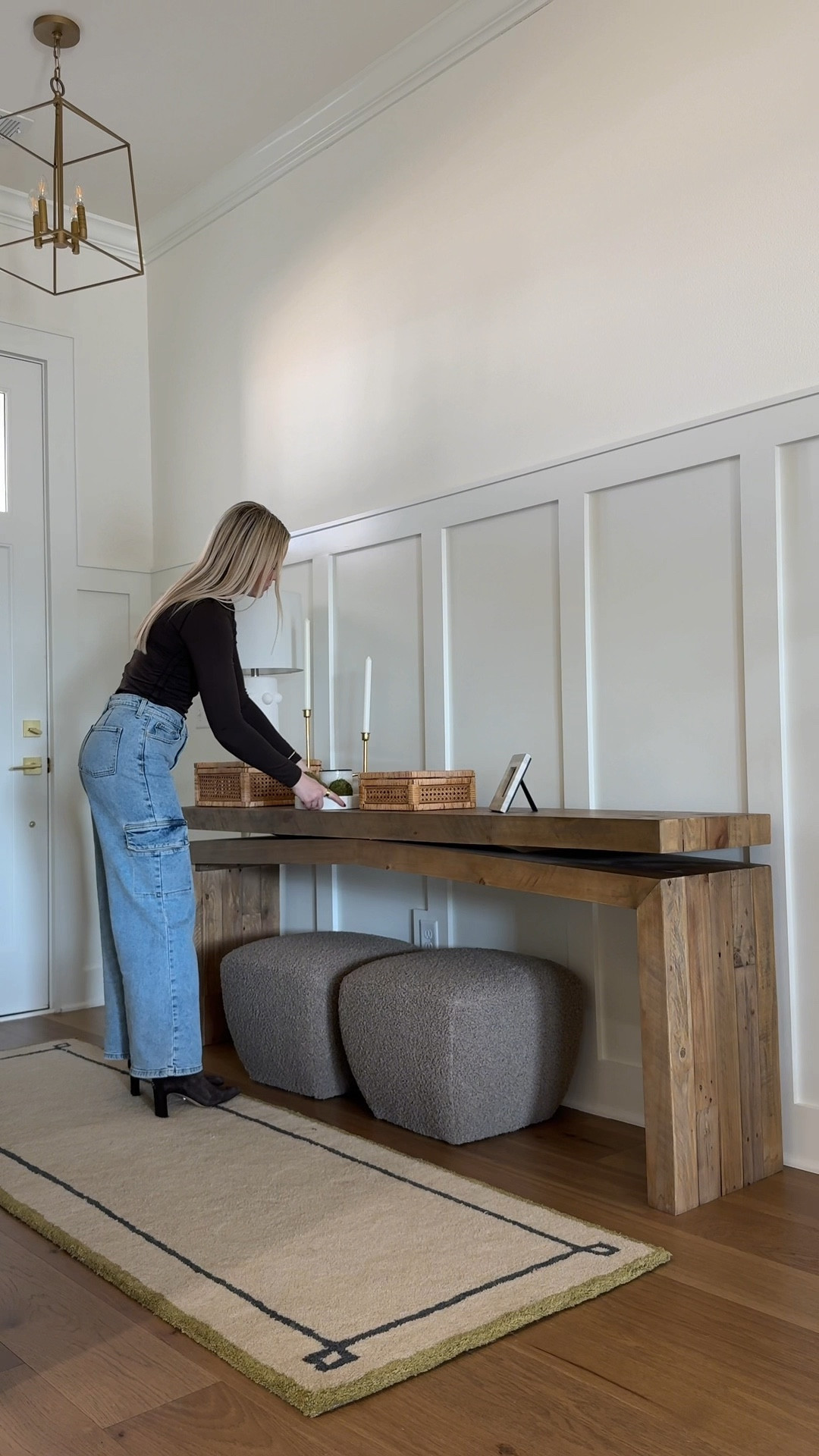A little entryway moment I never get tired of 🤍 The Henn console table has been one of my favorite pieces in our home, sharing the pieces I use to style it and a few similar options here. 

#LTKSaleAlert #LTKHome