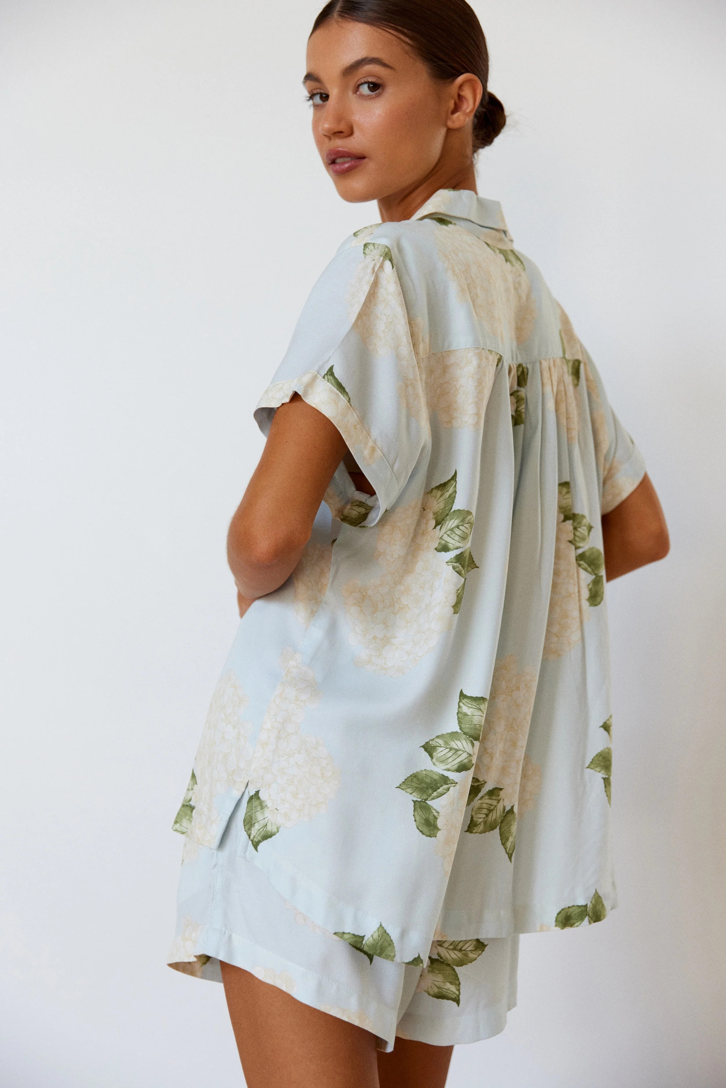 Abigail Sleep Set - Heirloom Hydrangea | Piyama US