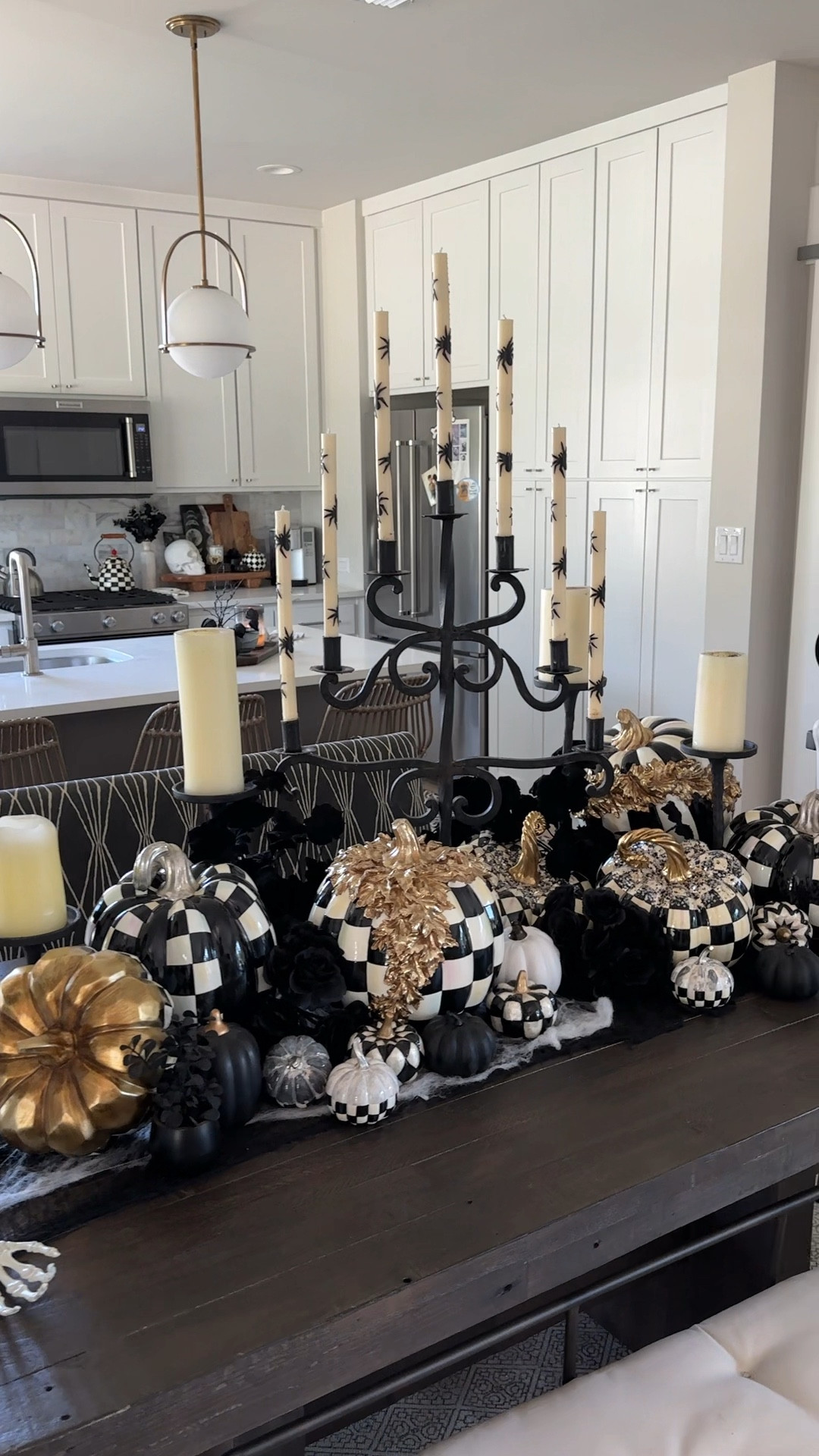 Slowly making progress on the Halloween dining table decor! I LOVE all of my MacKenzie-Childs pumpkins so much! 👻🤪

Fall decor, Halloween decor, fall inspo, dining table decor  

#LTKStyleTip #LTKSeasonal #LTKHome