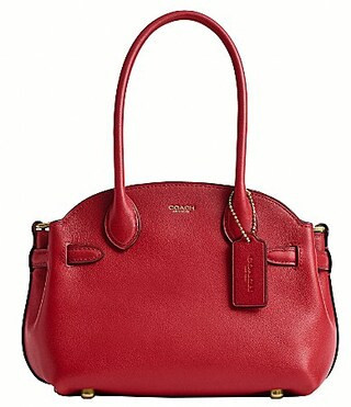 COACH Soft Empire Carryall Bag 21 Satchel Bag - Scarlet | Dillard's