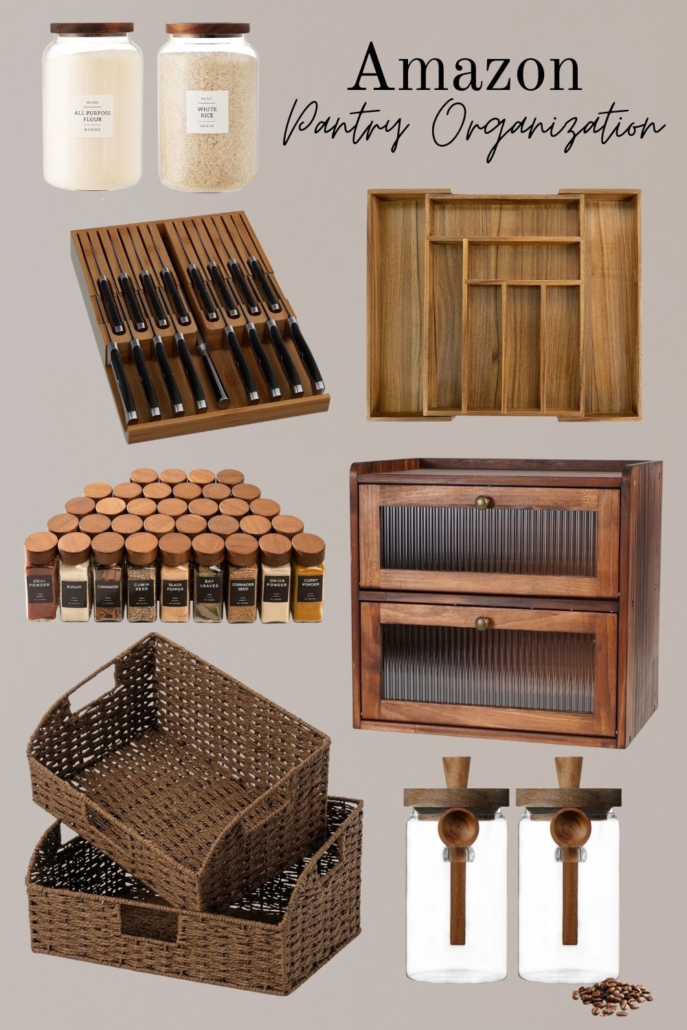 Pantry/kitchen organization from Amazon! 

#LTKHome