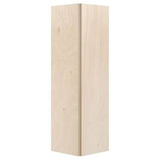 30 in. x 80 in. Flush Hardwood Unfinished Hollow Core Interior Bi-Fold Door | The Home Depot